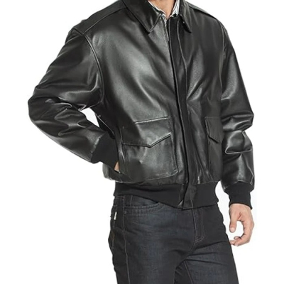 Air Force A-2 Leather Flight Bomber Jacket Profile Picture