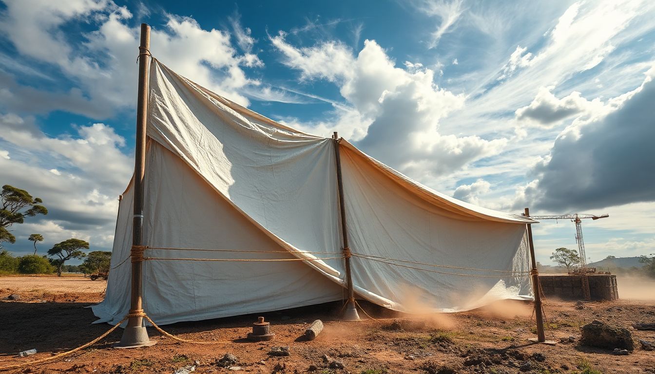 How to Prevent Tarpaulin from Tearing in Windy Conditions