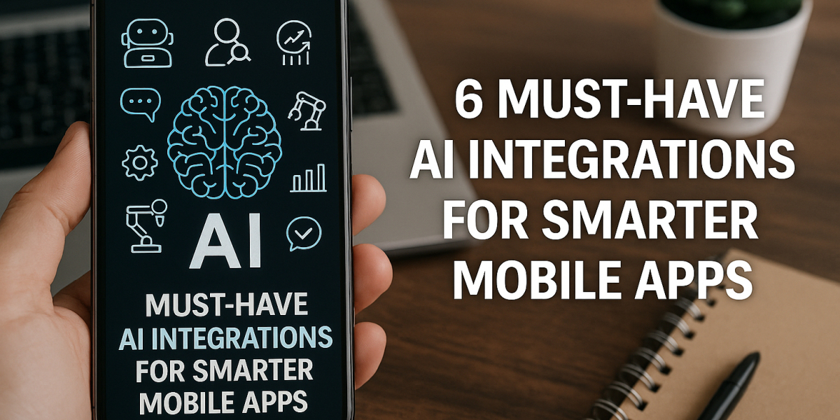 6 Must-Have AI Integrations for Smarter Mobile Apps