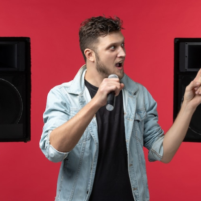 Professional Dual 2x15" 4000W Speaker PA DJ LIGHT Bluetooth Profile Picture
