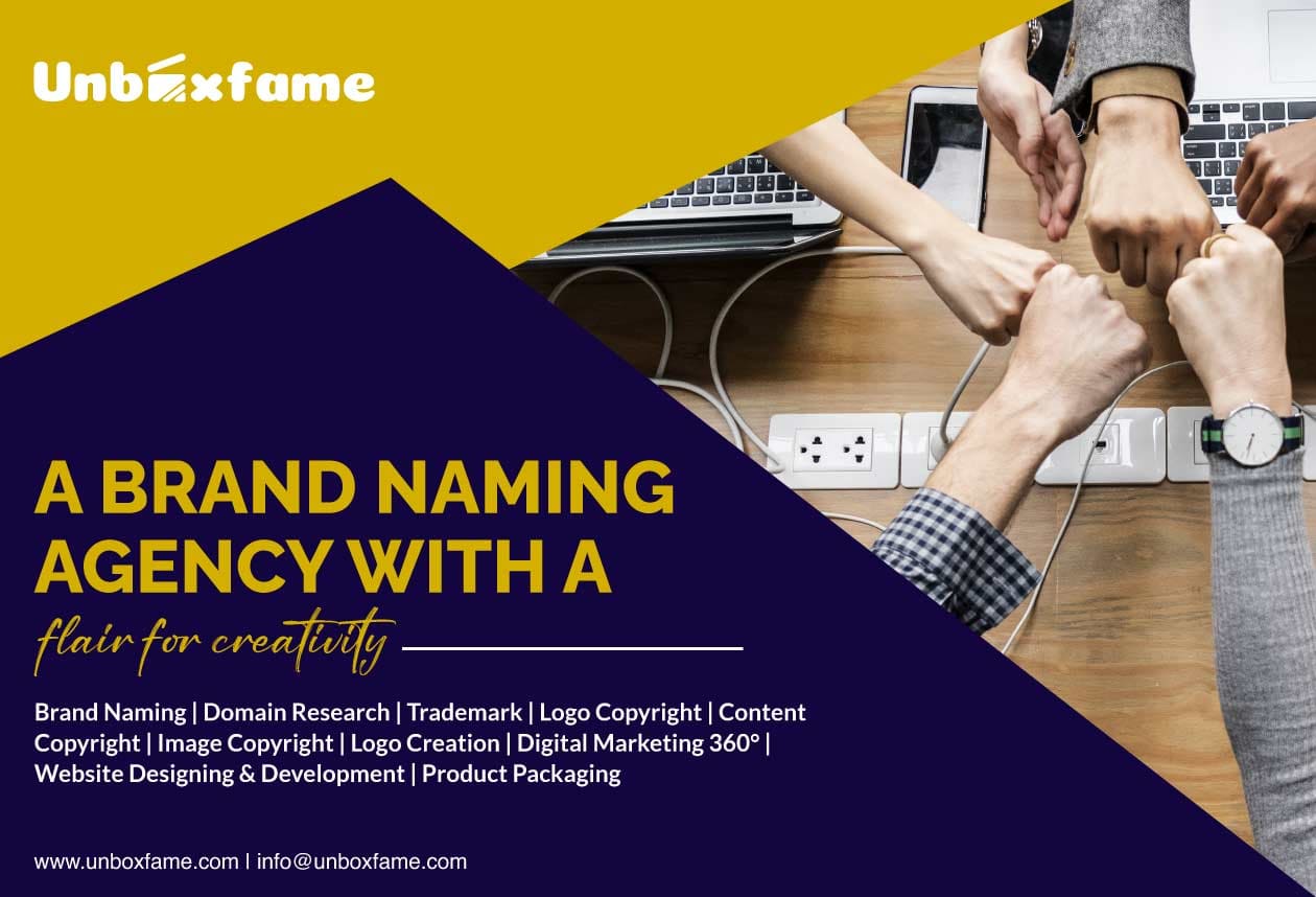 Unboxfame| Best Brand Naming Agency in India| Company Names