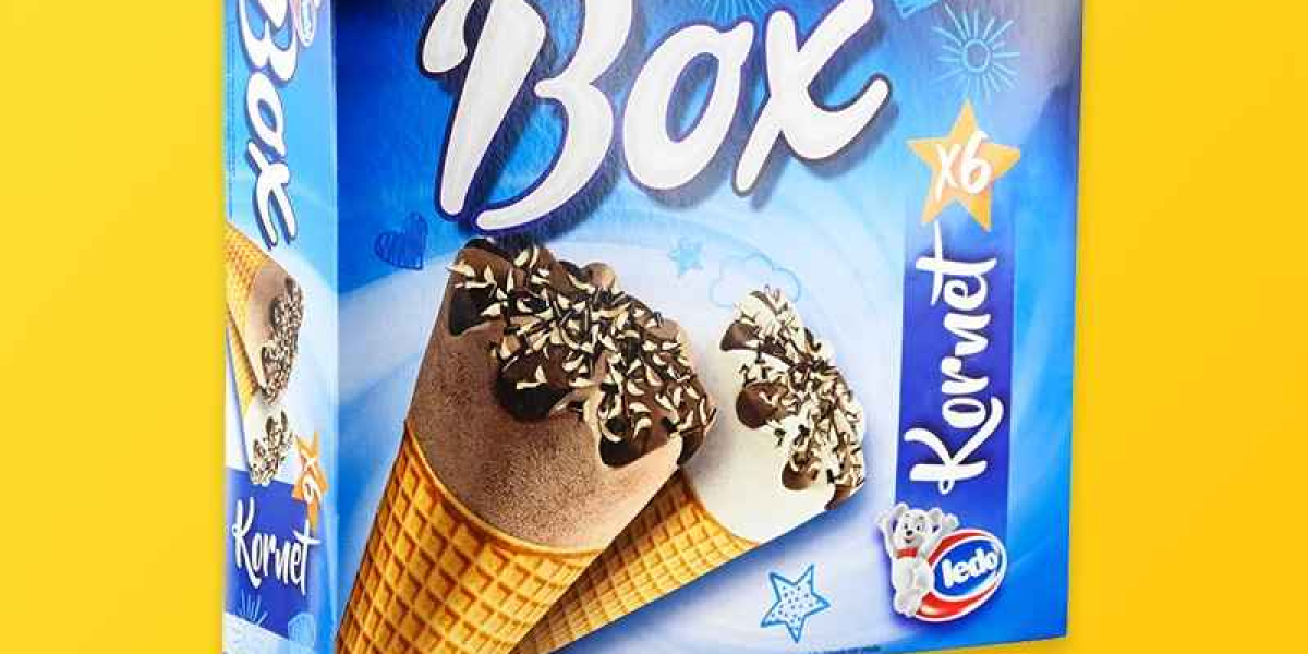 Sturdy and Visually Appealing Ice Cream Boxes for Frozen Dessert Packaging
