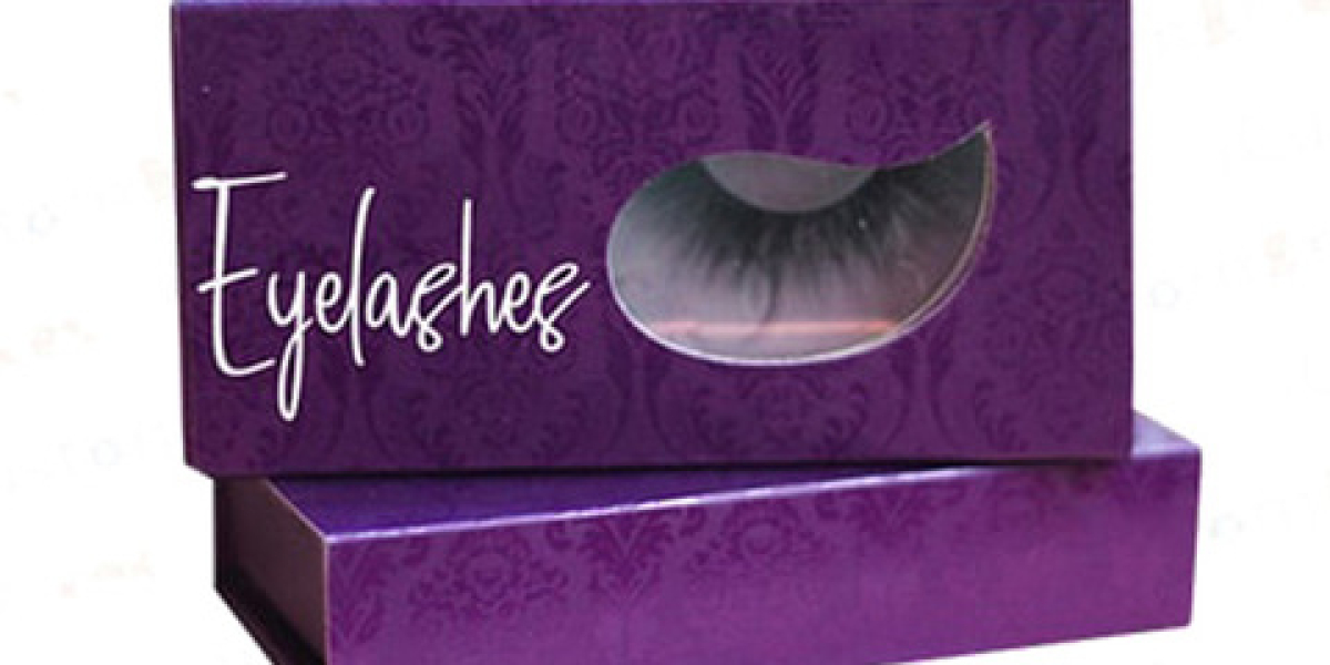 Design Custom Eyelash Boxes With Transparent Lid Attached