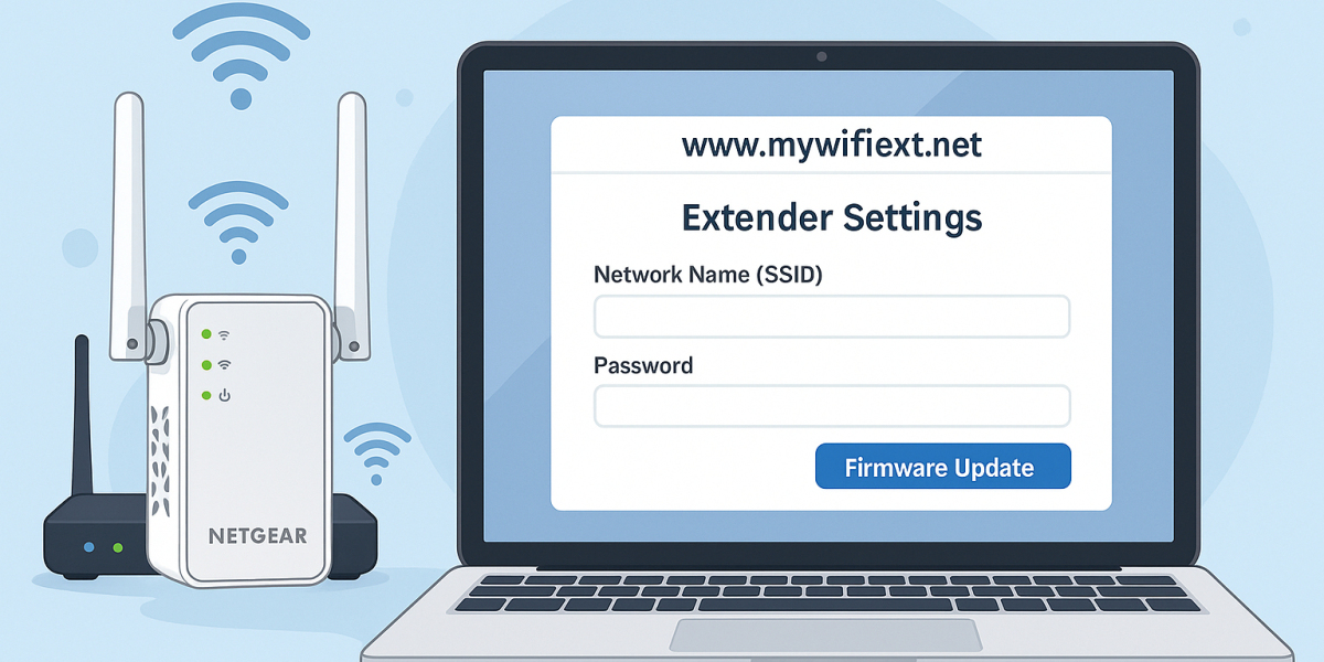 Fix & Manage Netgear Extender Settings Using www.mywifiext.net