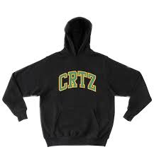 Corteiz Crtz Dropout Hoodie Black/Green ...