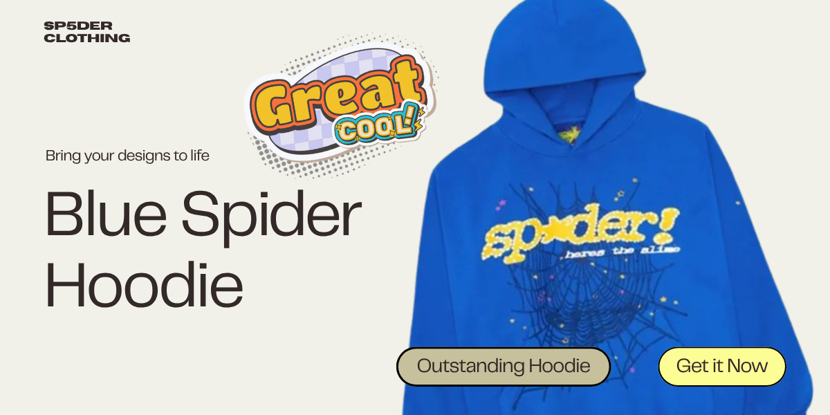 Blue Spider Hoodie – The Bold Choice for Streetwear Lovers