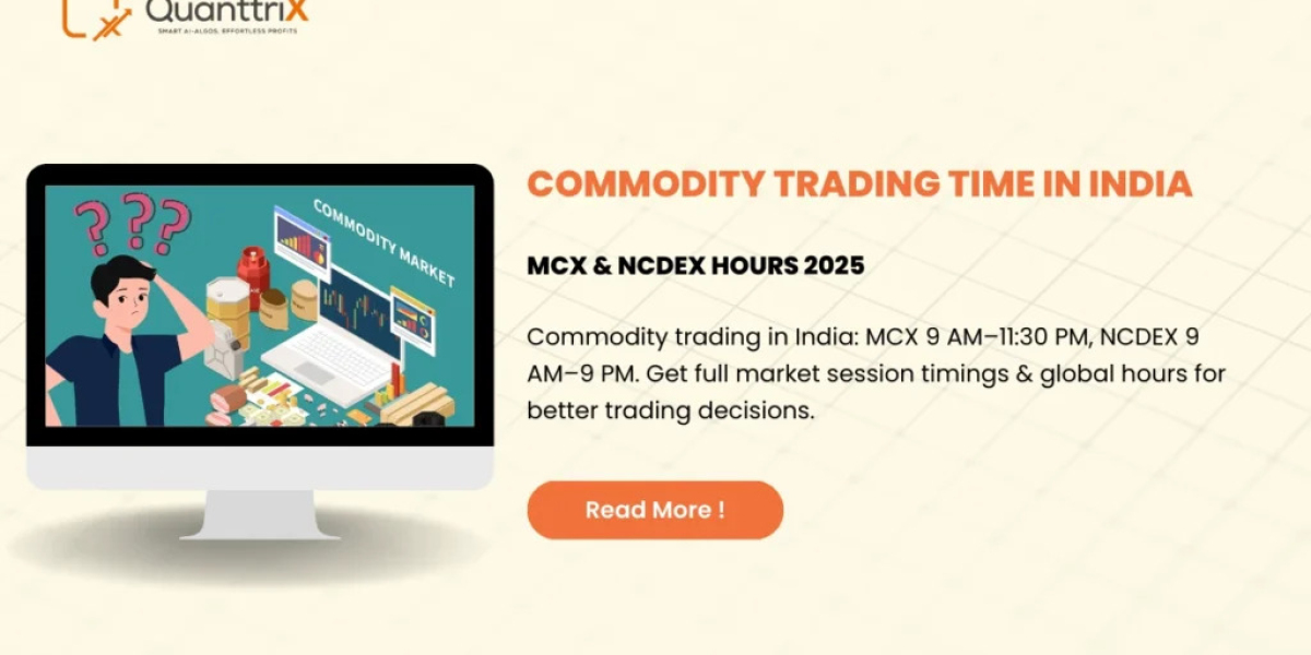 Commodity Trading Time in India | Quanttrix Guide
