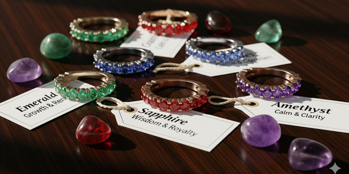 Gemstone Eternity Rings: Colour, Meaning, and a Touch of the Unexpected