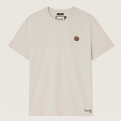 House of Savoj Unisex Signature Embroidery Tee – Oatmilk White Profile Picture