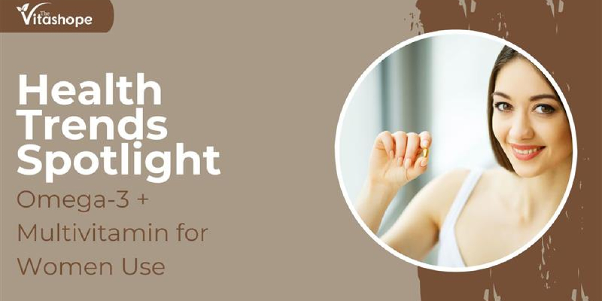 Health Trends Spotlight Omega-3 + Multivitamin for Women Use