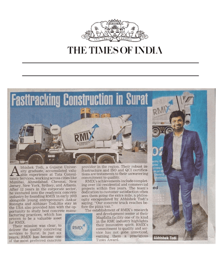 Best Ready Mix Concrete Supplier in Surat | RMC Plant in Surat