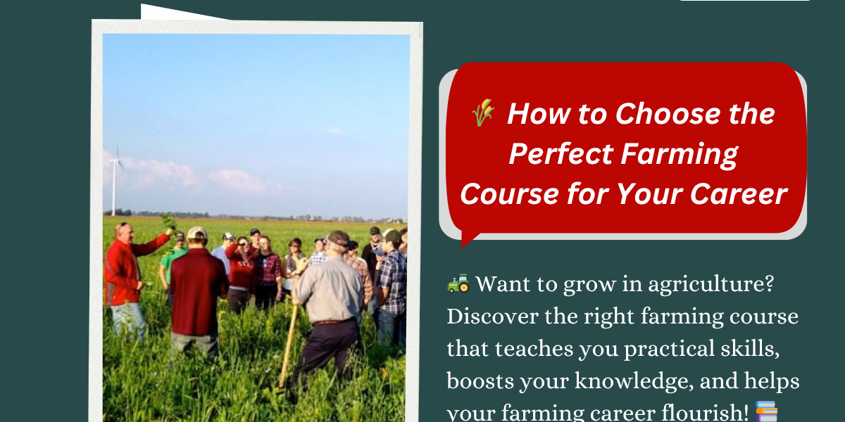 ?‍? How to start organic farming in India with proper courses?
