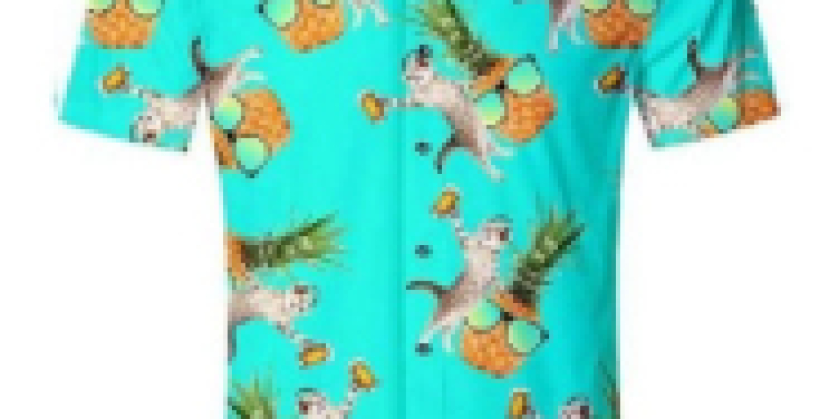 House of Cats Ivo Graham Cats Pineapple Hawaiian Shirt – Fun Tropical Vibes