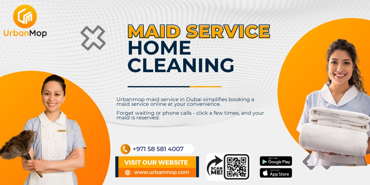 Professional Maid Service Dubai for Top Home Cleaning Assistance by UrbanMop
