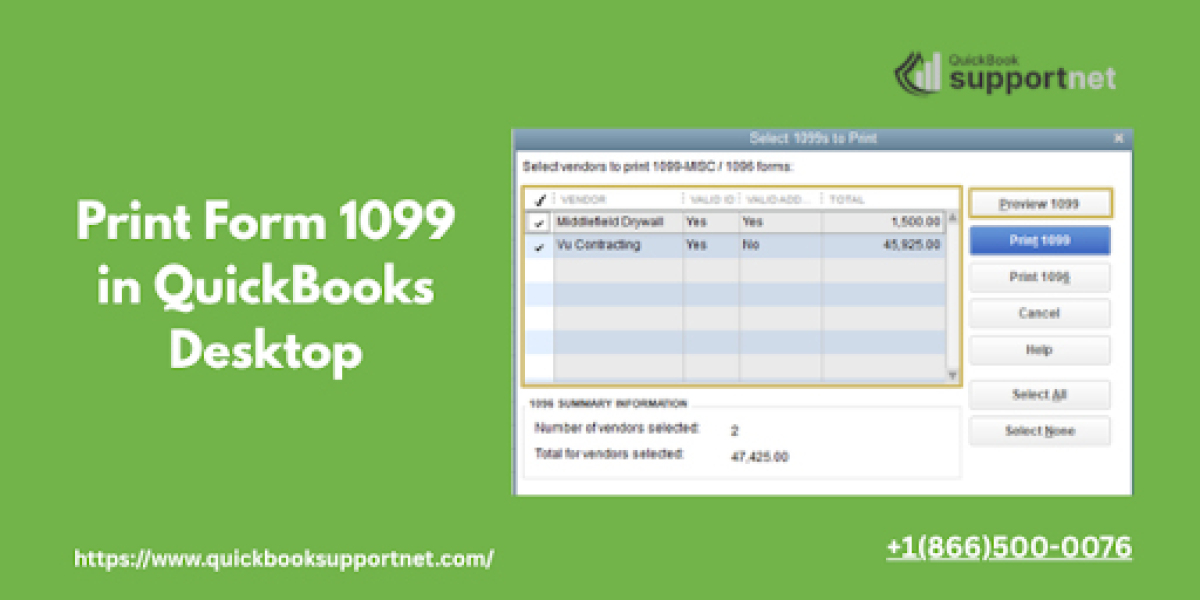 Best Way to Print Form 1099 in QuickBooks Easily