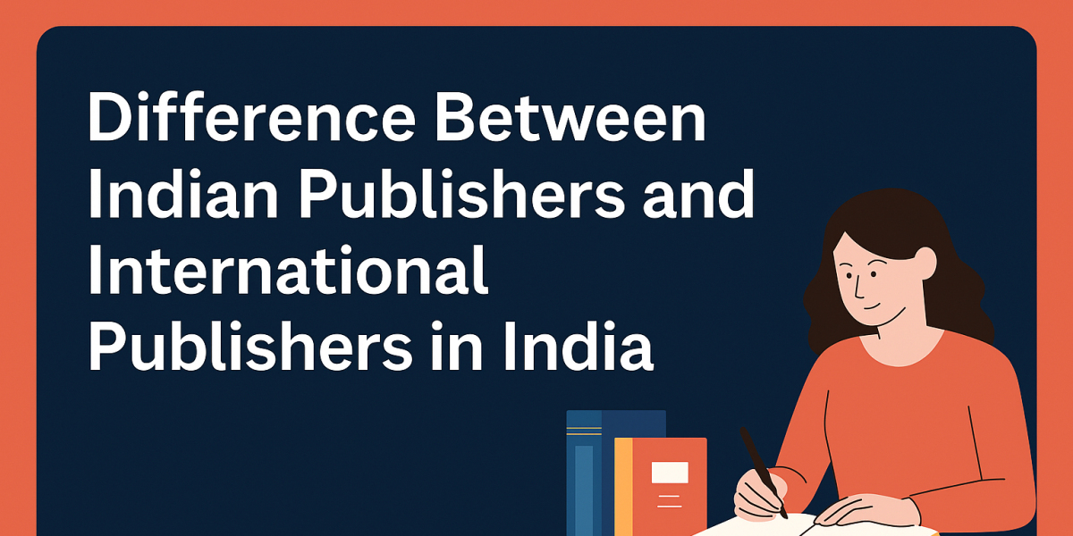 Difference Between Indian Publishers and International Publishers in India