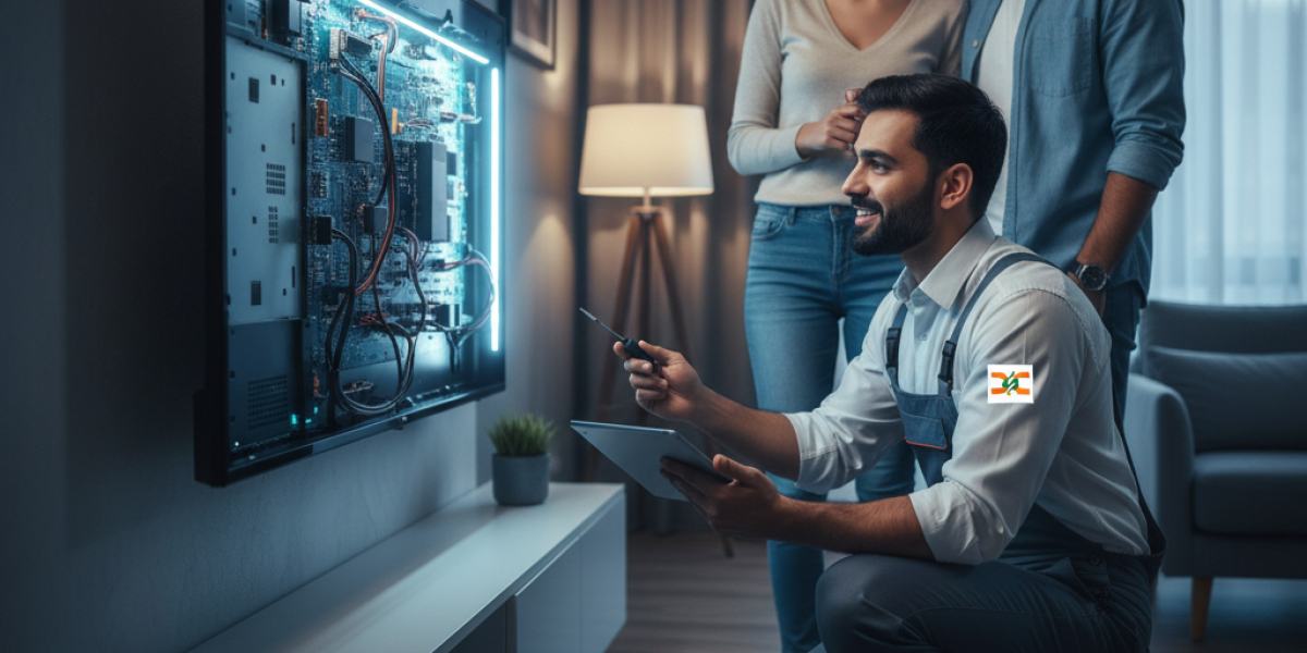 Why should I visit an authorized Mi TV Service Center instead of a local shop?