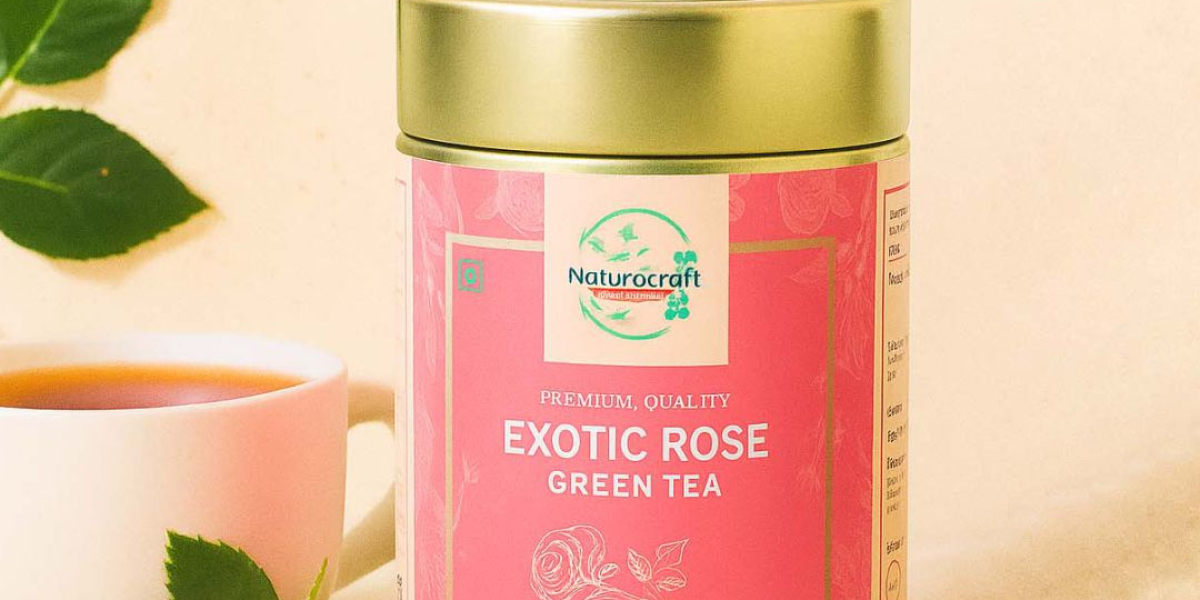 Exotic Rose Petals Green Tea: A Fragrant Sip of Wellness by Nature Craft
