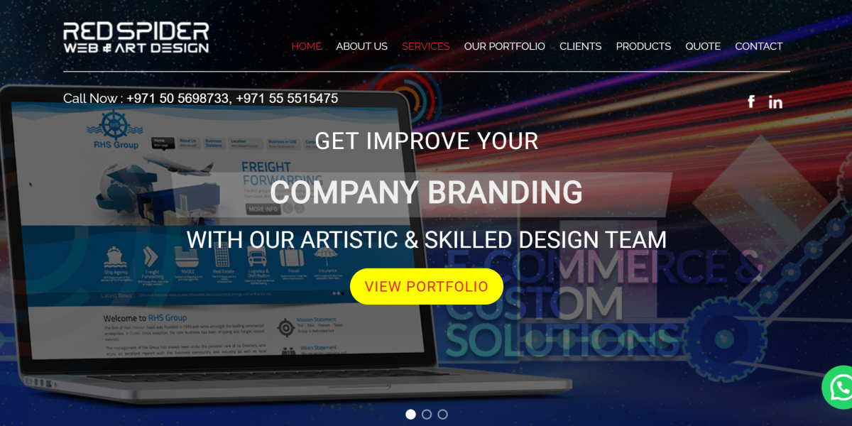 Innovate. Design. Inspire. RedSpider Web & Art Design Leads Web Design Dubai