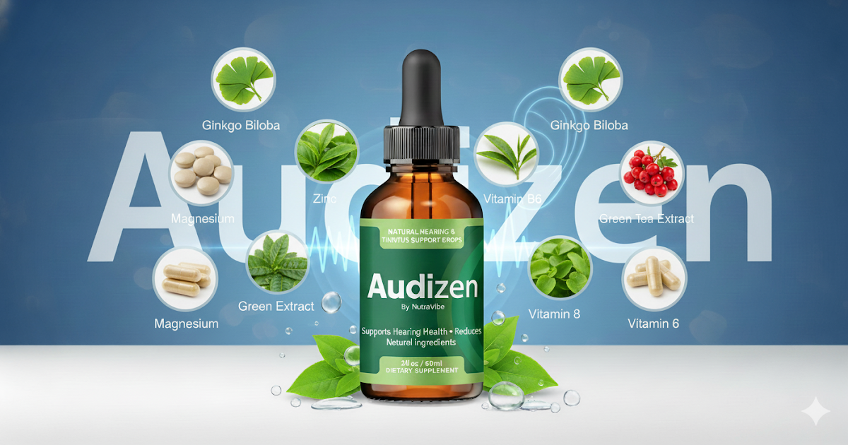 Audizen – Natural Tinnitus Relief & Hearing Support Formula