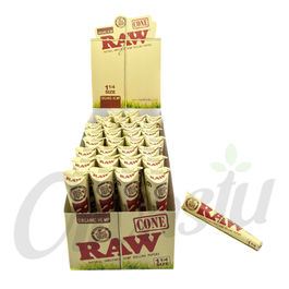 RAW Organic Hemp 1¼ Cones 6 Pack - Rolling Papers | Olivastu®