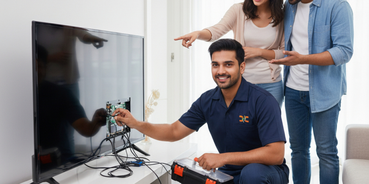 Can the Croma TV Service Center repair broken power buttons?