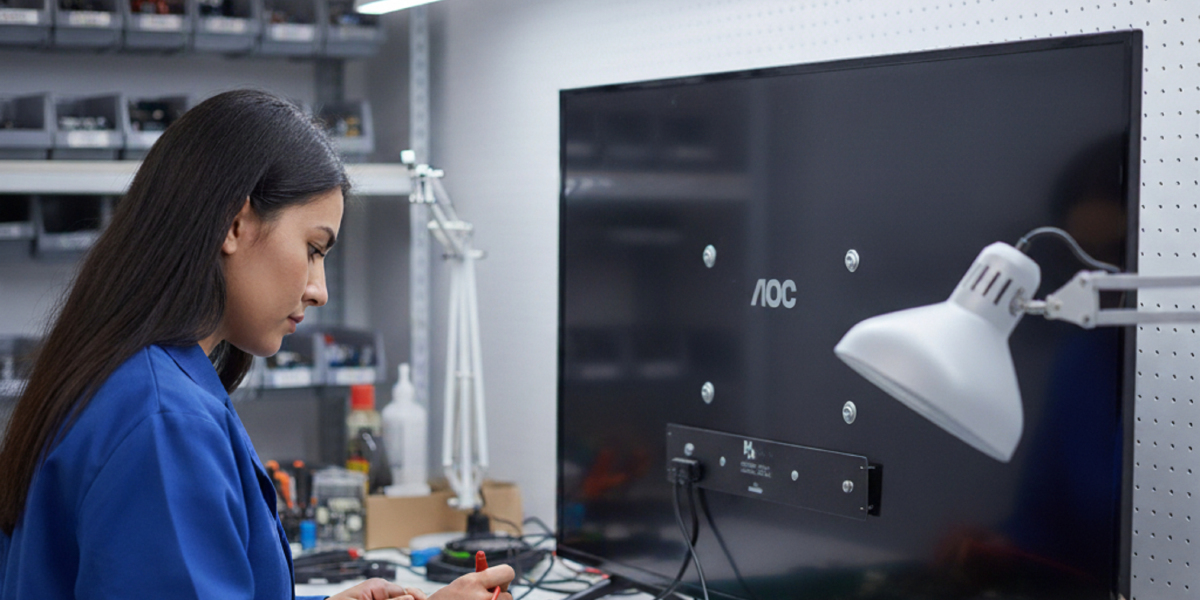 How long does AOC TV repair usually take?