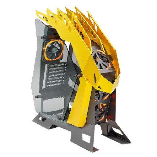 Ant Esports CYPHER G7 Support Mid Tower ATX, Micro-ATX, Mini-ITX Gaming Cabinet with 6x120mm ARGB Ring Fans - ANT E-SPORTS