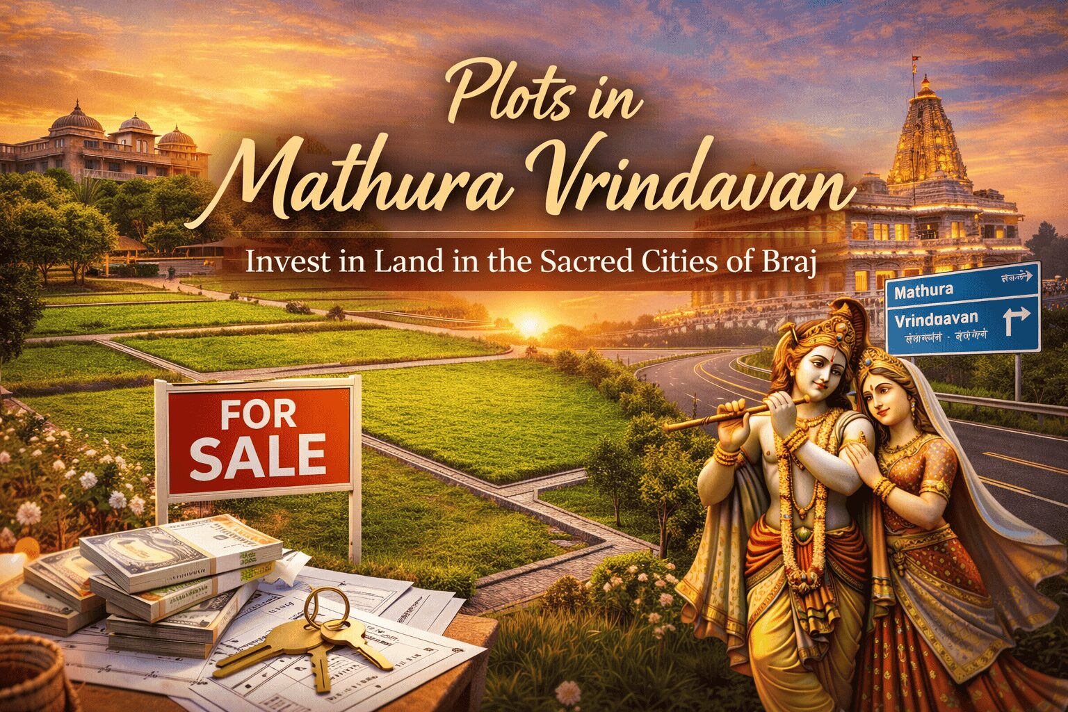 Plots in Mathura Vrindavan: A Smart Investment in the Land of Krishna - Quotes