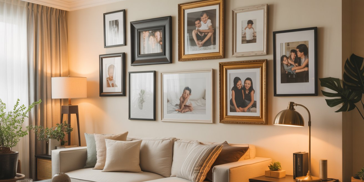 How Simple Photo Frames Changed the Look of a Living Room?