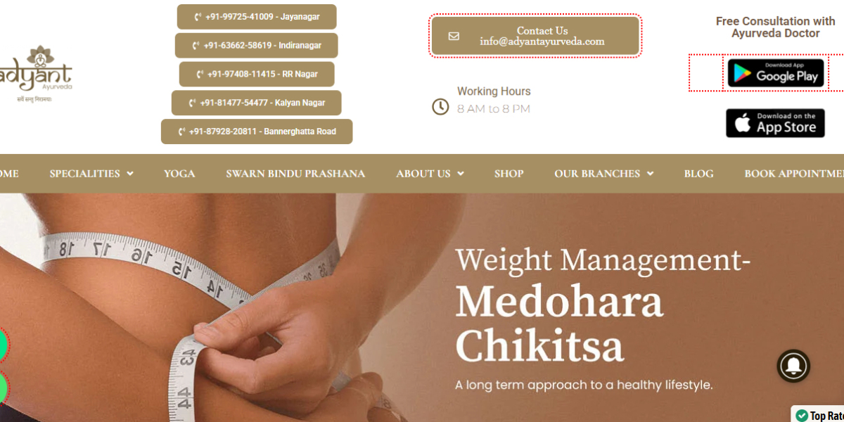 Best Ayurvedic Clinic in Bangalore – Adyant Ayurveda