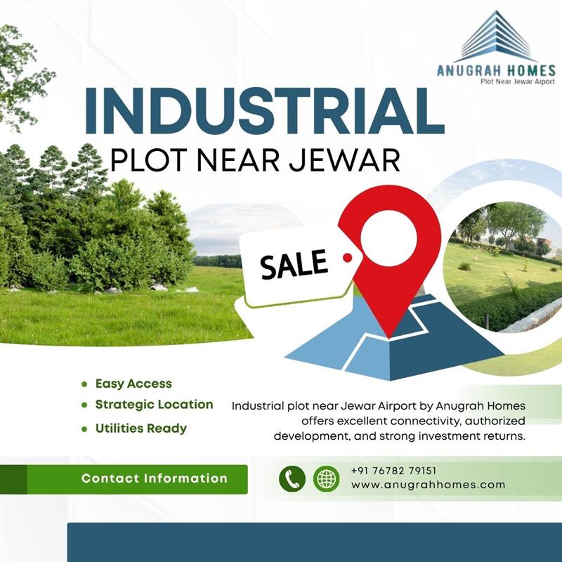 Industrial Plot Near Jewar Airport | Yamuna Expressway Land