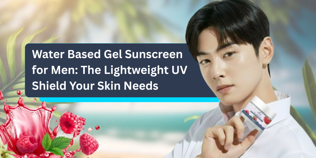 Glowral Water Based Gel Sunscreen for Men: The Lightweight UV Shield