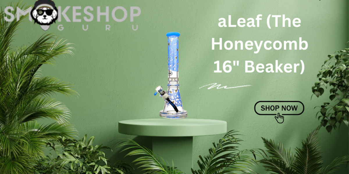Glass Pipes and Bongs Spotlight: aLeaf The Honeycomb 16" Beaker