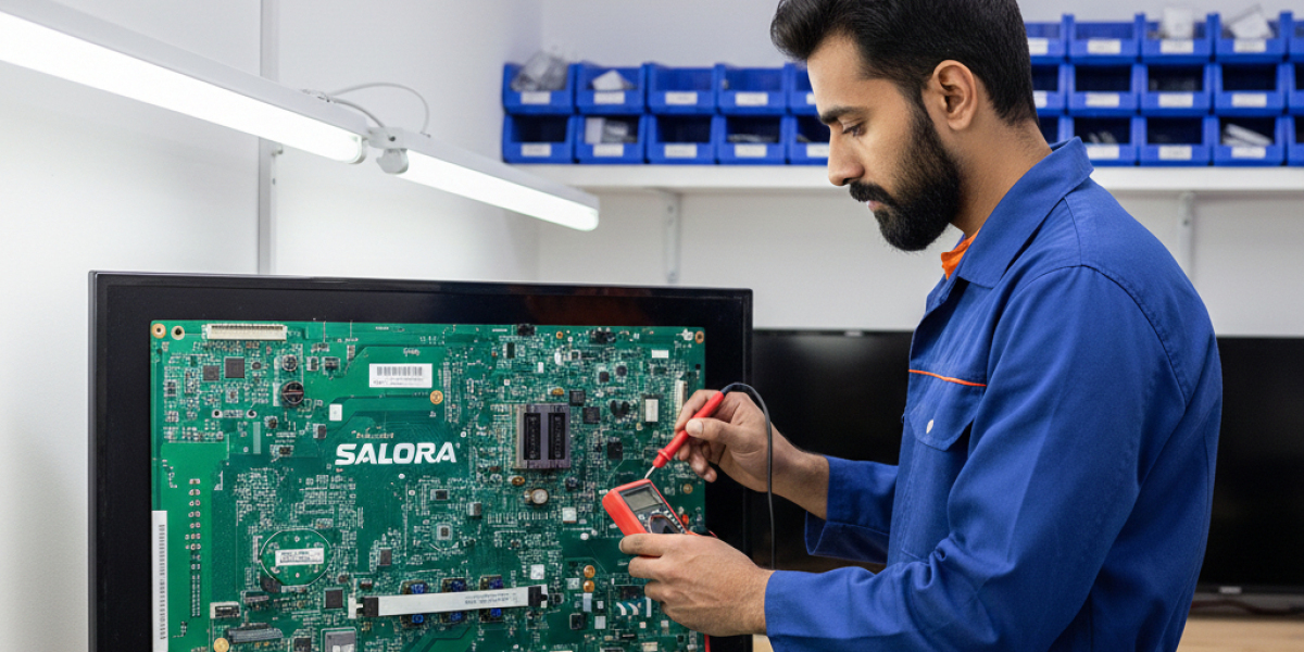 What should I do if my Salora TV has sound but no picture?