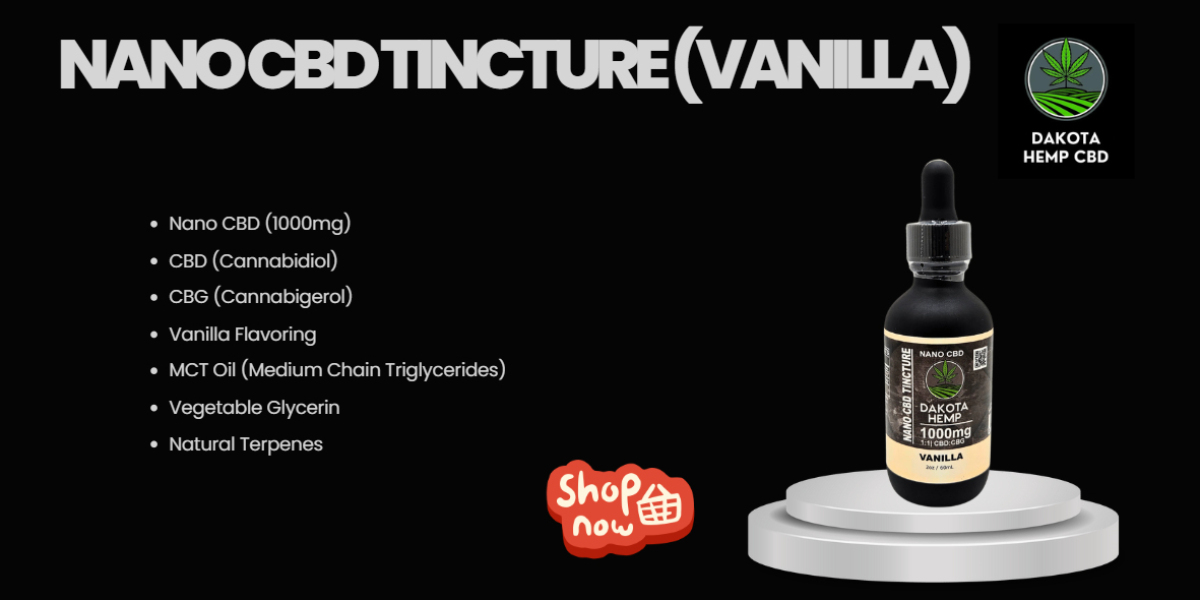 Vanilla CBD Tincture – Smooth, Flavorful, and Premium Quality