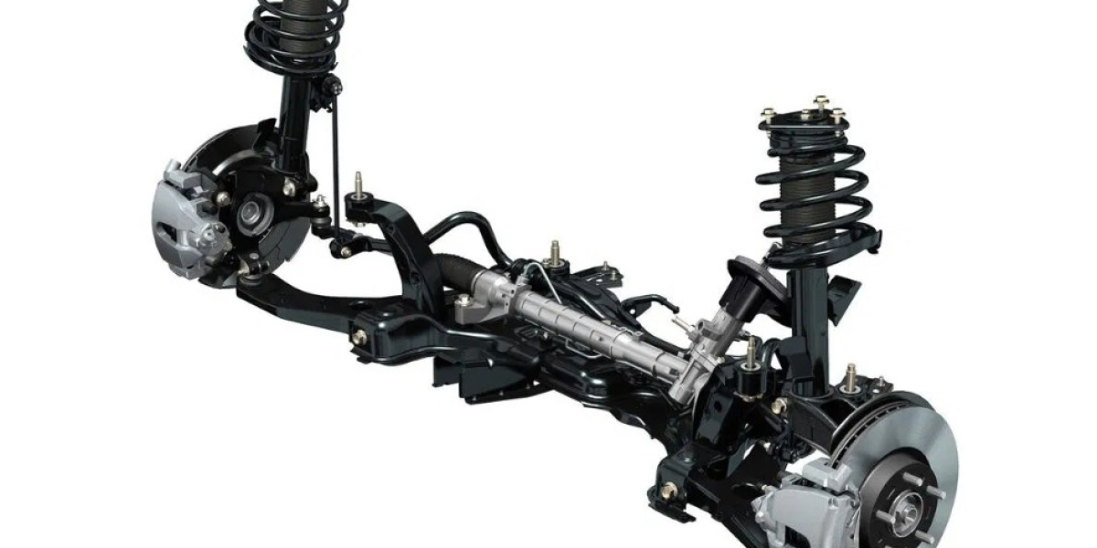 Components of a modern car suspension system