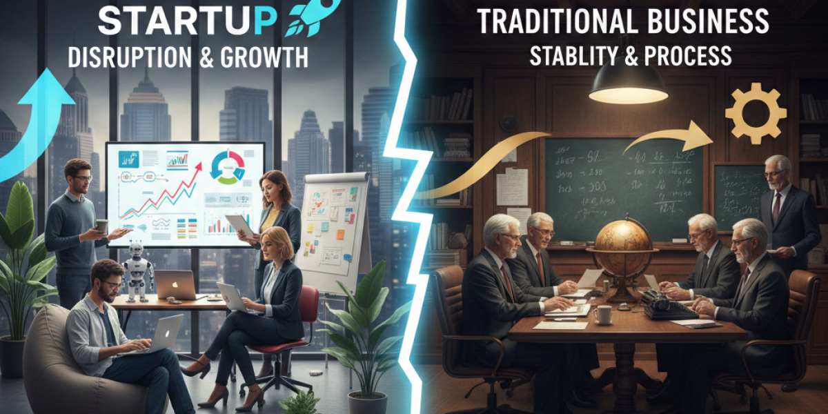 Startup vs Traditional Business: Understanding the Fundamental Differences