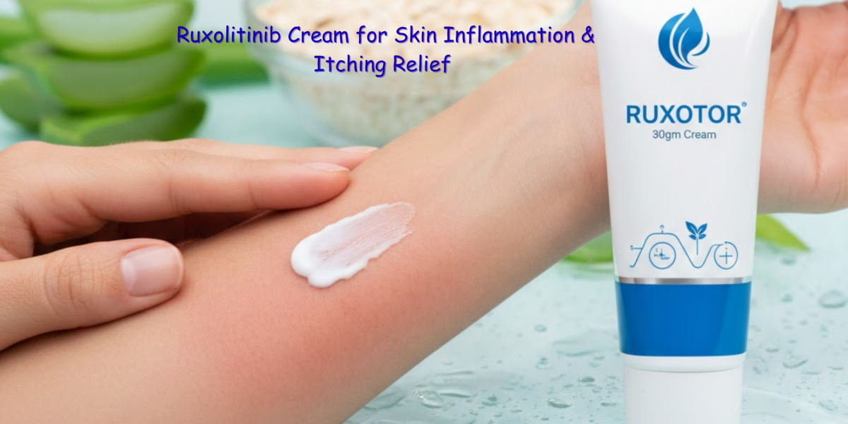 Ruxolitinib Cream for Skin Inflammation & Itching Relief