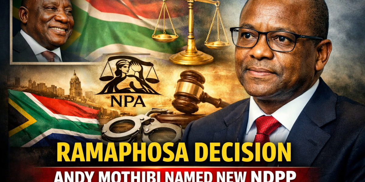Ramaphosa Decision Elevates Andy Mothibi to NDPP Role: A Defining Moment for South Africa’s