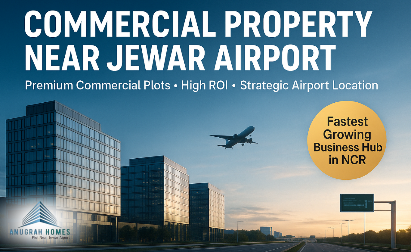 Commercial Property Near Jewar Airport: The Future-Ready Destination for Smart Commercial Investment - anugrahhomes