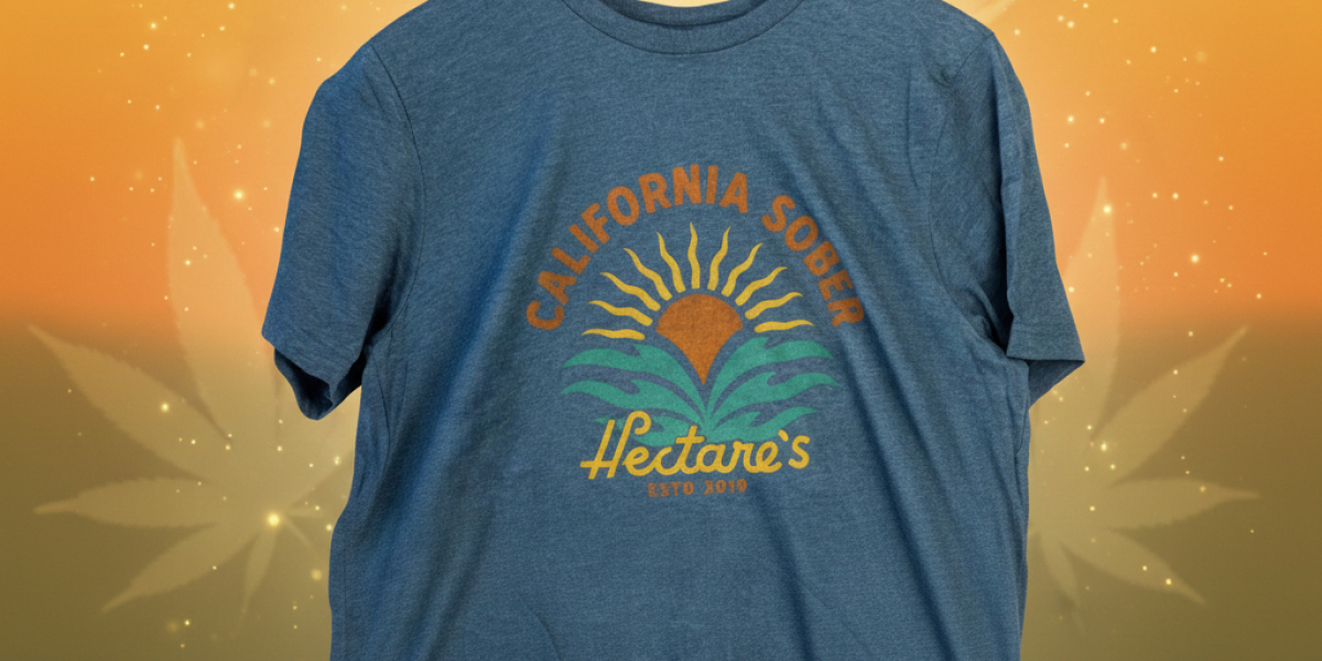 Cannabis T Shirt | California Sober T-Shirt by Hectares